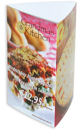 table tent printing at printrunnercom