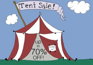 Summer Tent Sale