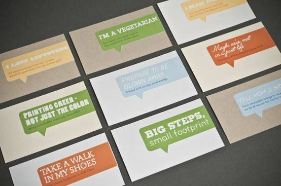 Clean business cards - 12