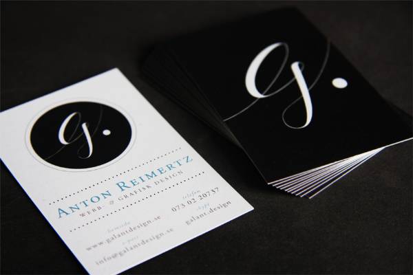 Clean business cards - 8