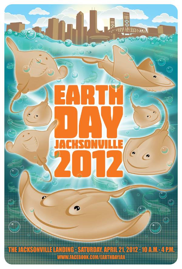 Earth Day Jacksonville 2012 Poster Art