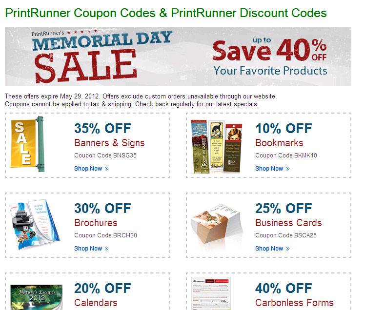 Printrunner com coupon code