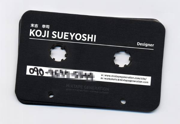 Business card design by Koji Sueyoshi