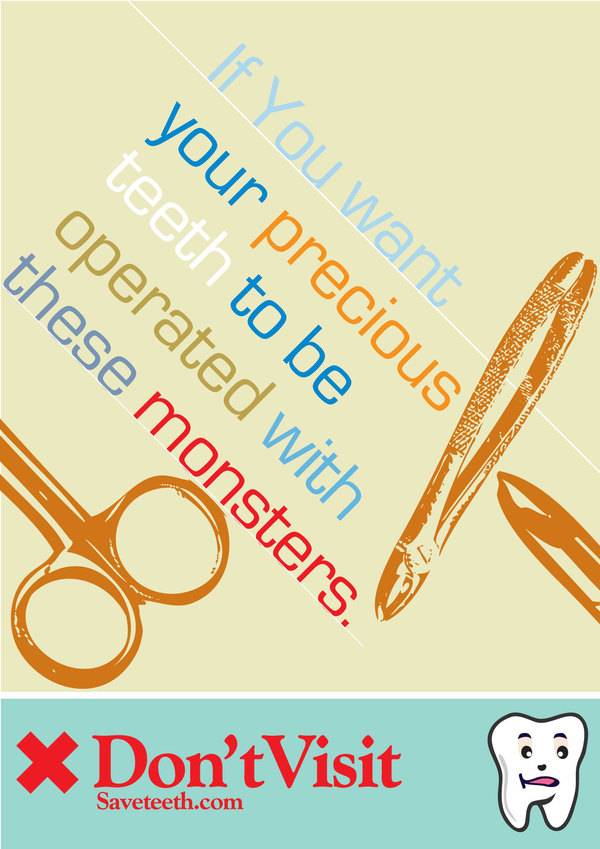 Dental Safety Poster Design