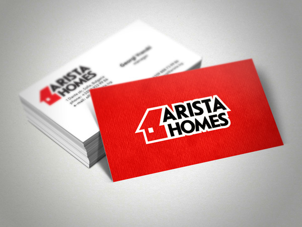 Arista Homes Business Card Design