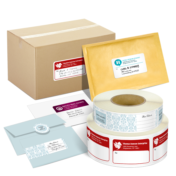 Roll Shipping and Mailing Labels