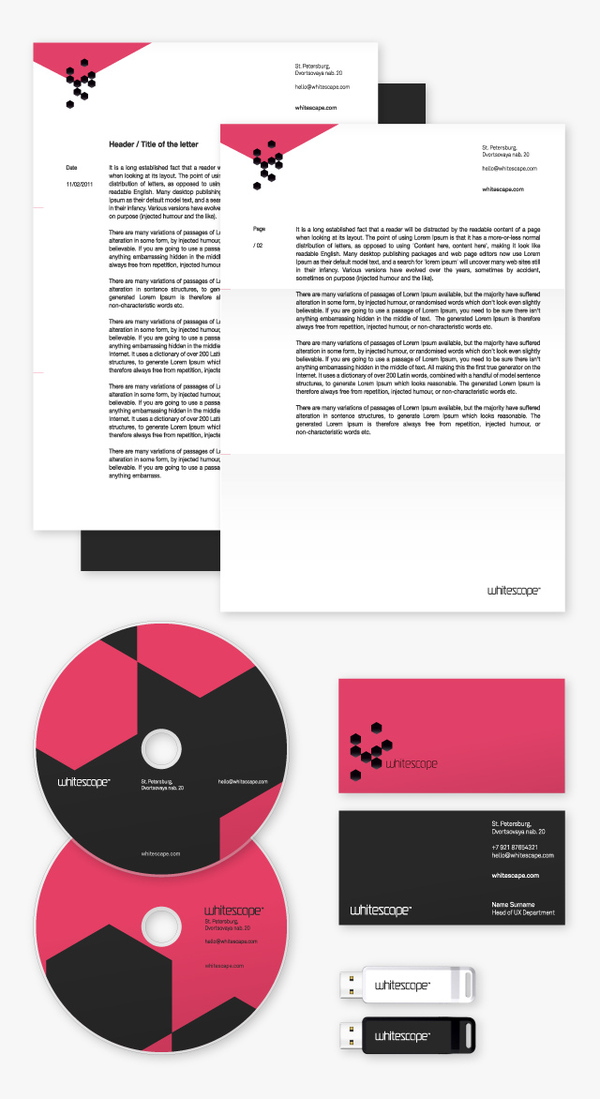 Corporate Branding Examples - Whitescape