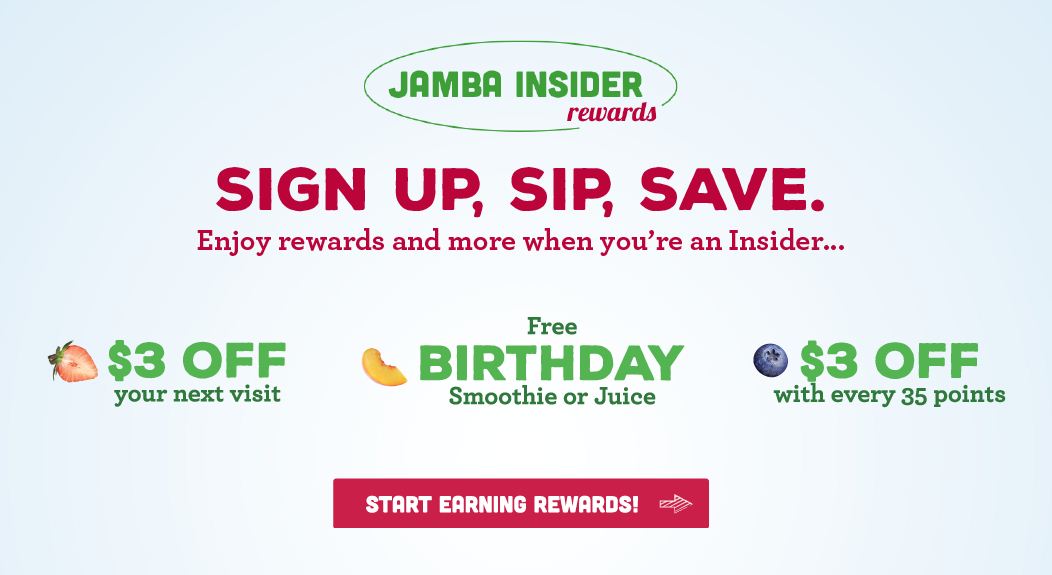 Details of Jamba Insider Rewards